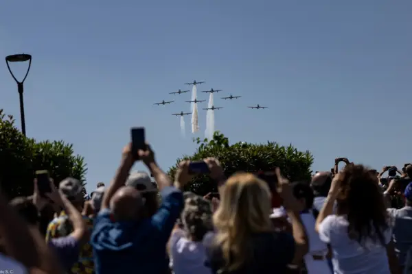 L’Impresa delle Frecce Tricolori a Porto San Giorgio