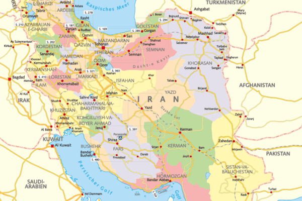 Iran Mappa: Un Viaggio Attraverso la Geografia e la Cultura