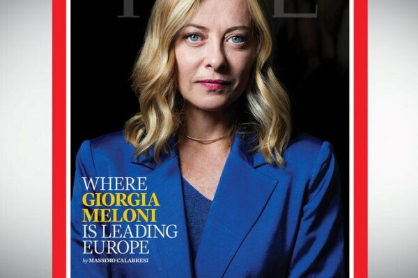 Giorgia Meloni sulla copertina di Time: un simbolo della leadership italiana