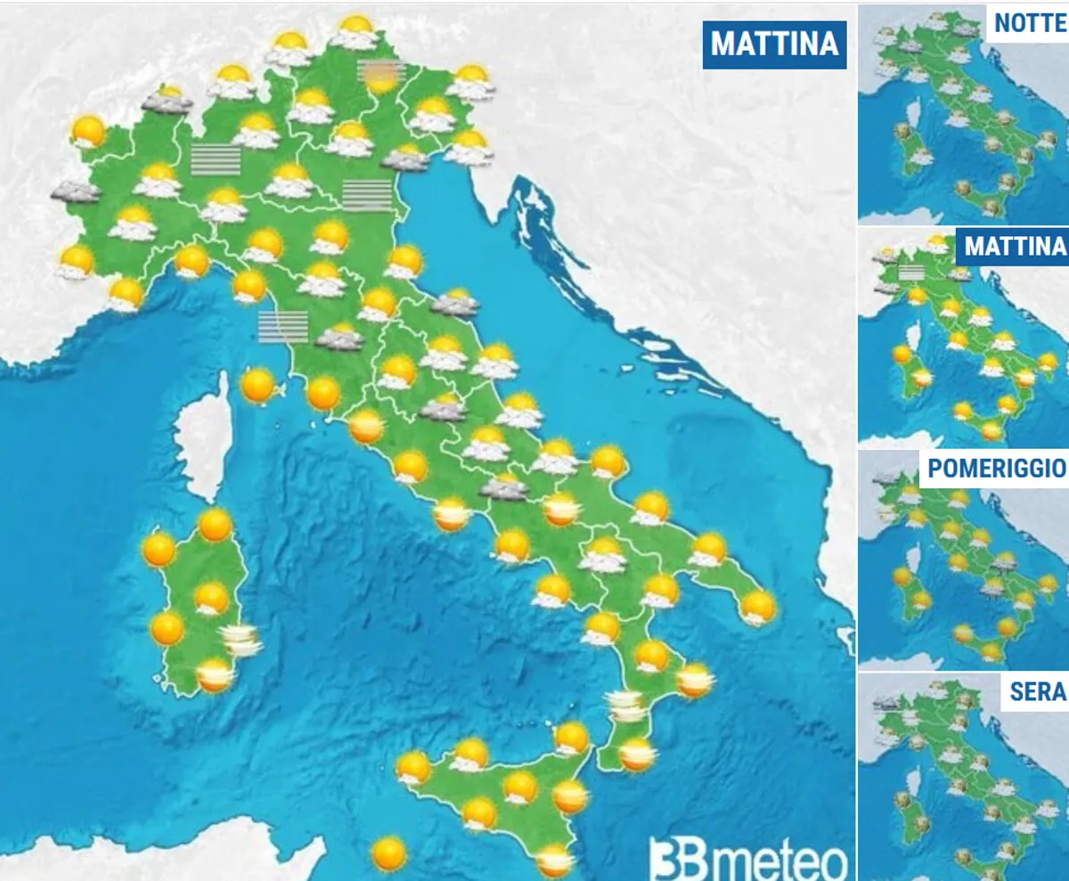 previsioni meteo pasqua pasquetta — IT news