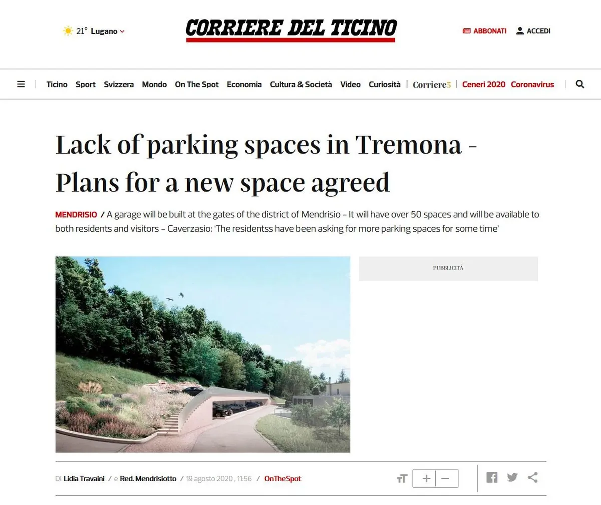 corriere del ticino — IT news