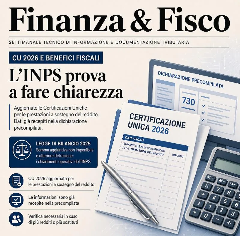 inps certificazione unica — IT news