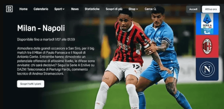 Migliori siti streaming sport per calcio live e visione legale image 1